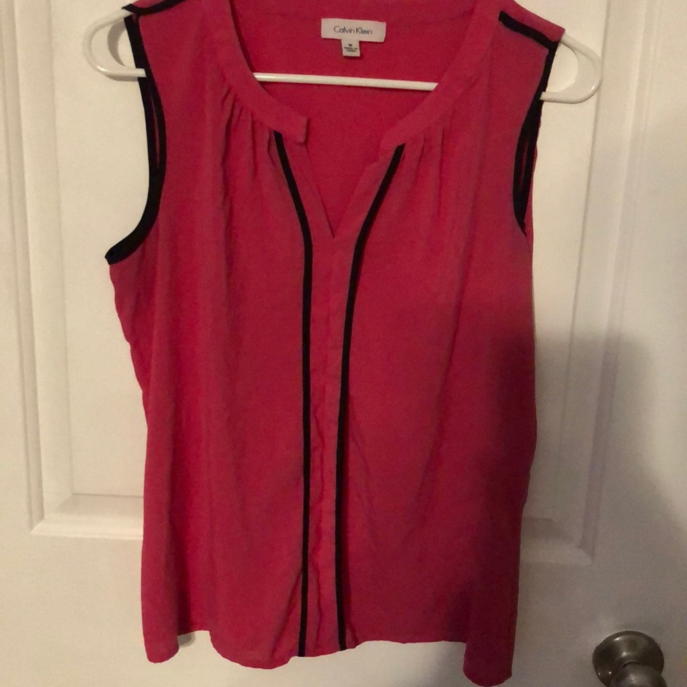 Calvin Klein sleeveless blouse
